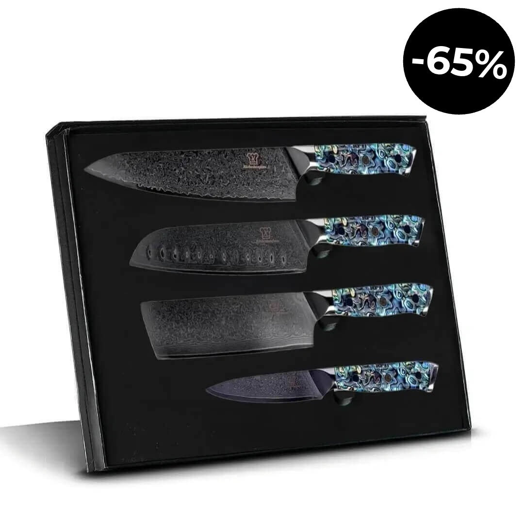 Set de Cuchillos Damasco Sheru