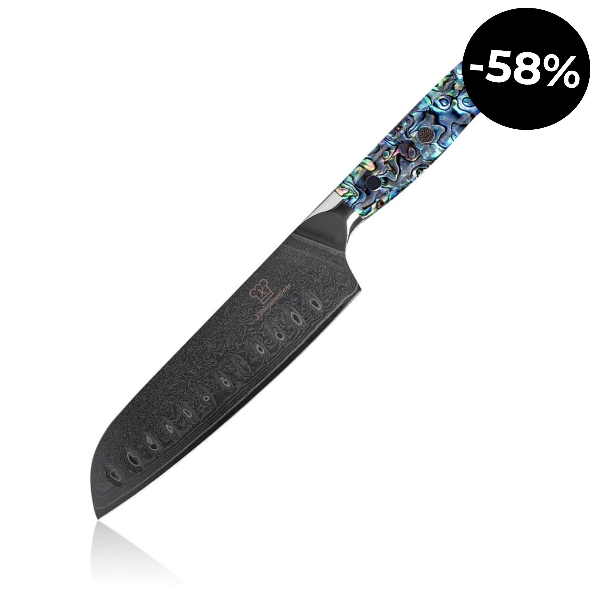 Cuchillo Santoku Damasco Sheru