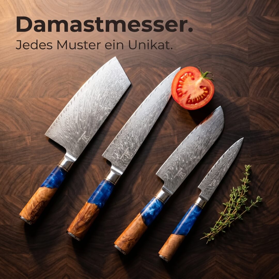 Cuchillo Santoku Damasco Aoki