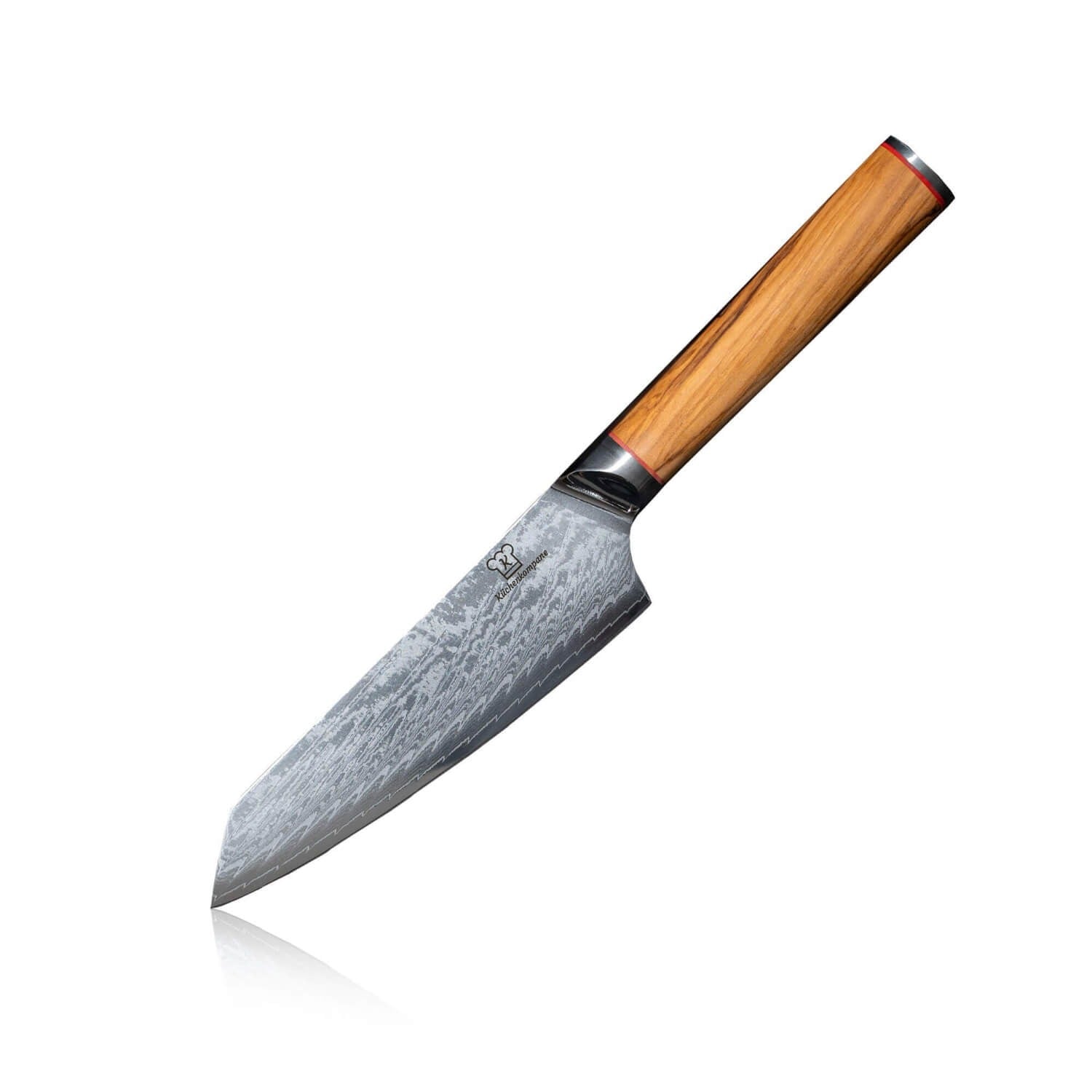 Cuchillo Santoku Damasco Mokuzai