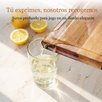 Tabla de Cortar Grande - Doble Cara con Canal para Jugos y Hueco para Aperitivos