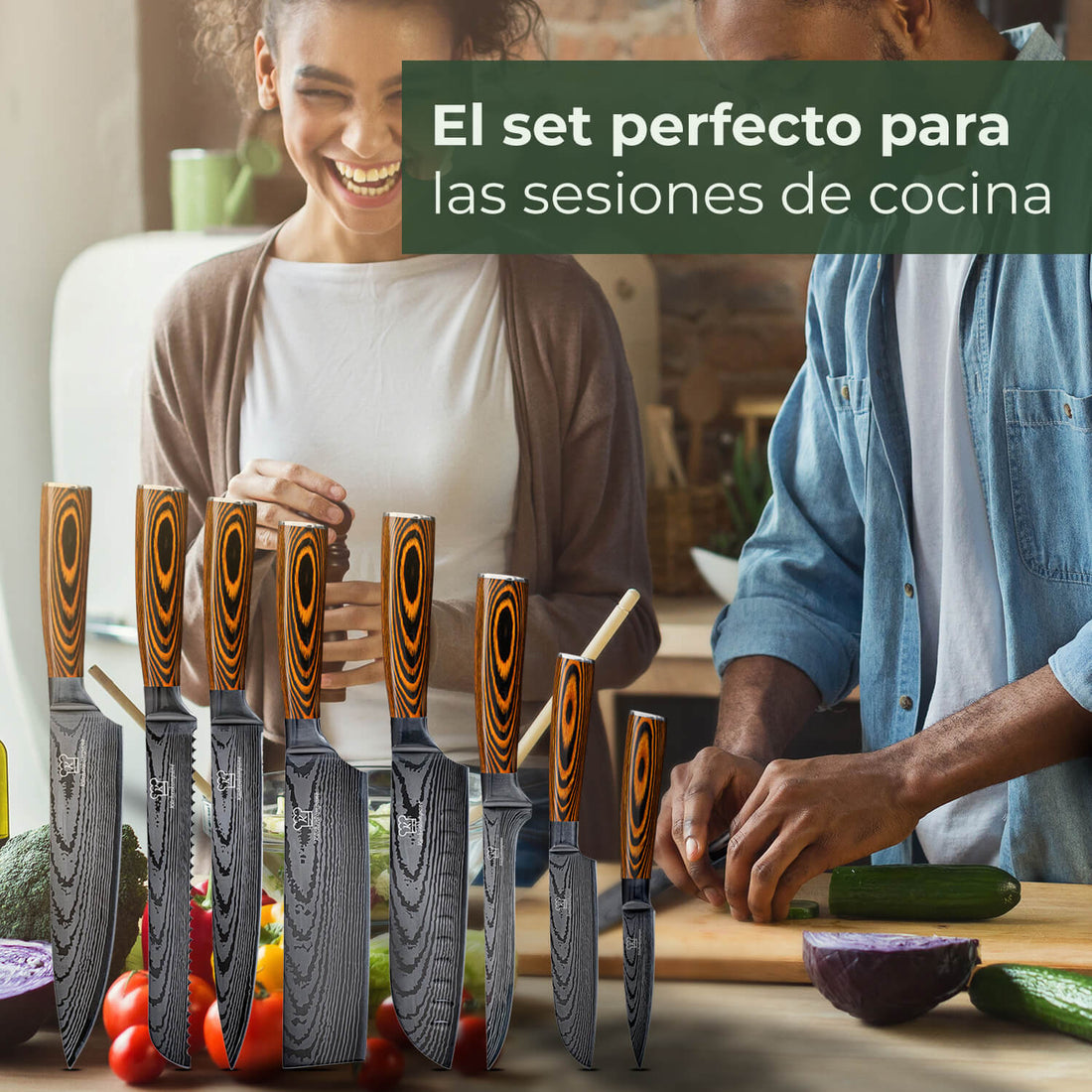 Juego de cuchillos Akarui Premium