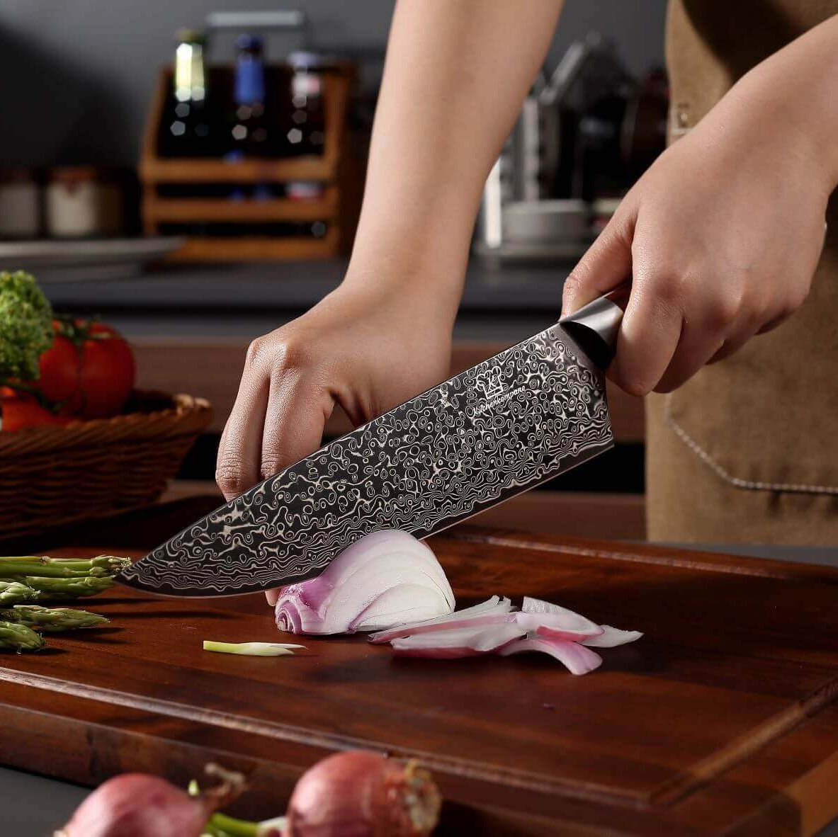 Subarashī Cuchillo de Chef Damasco Limitado
