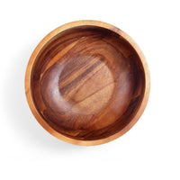 Set de Ensaladeras de Madera de Acacia – 3 Cuencos con Cubiertos para Ensalada