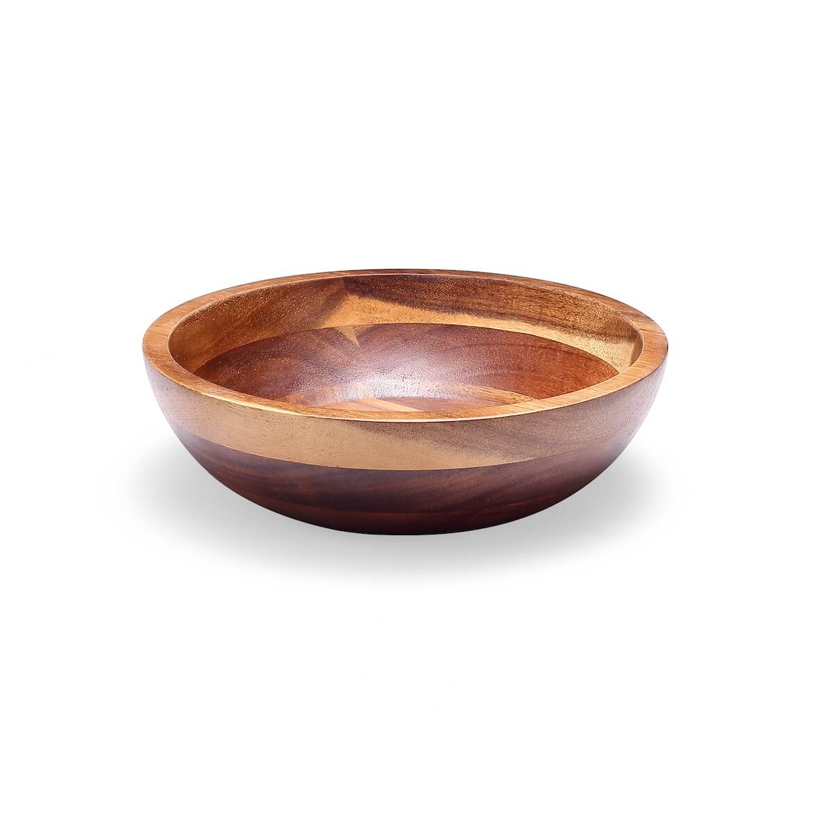 Set de Ensaladeras de Madera de Acacia – 3 Cuencos con Cubiertos para Ensalada