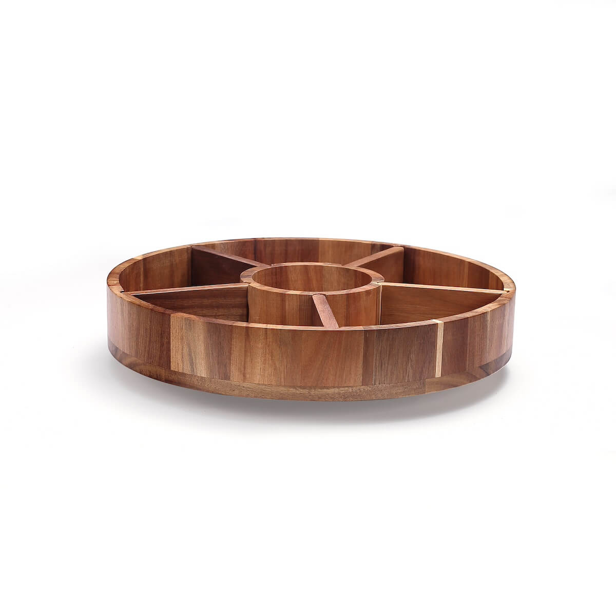 Plato Giratorio de Servir de Madera