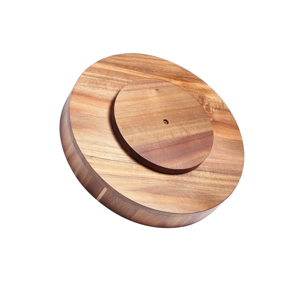 Plato Giratorio de Servir de Madera
