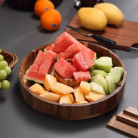 Plato Giratorio de Servir de Madera