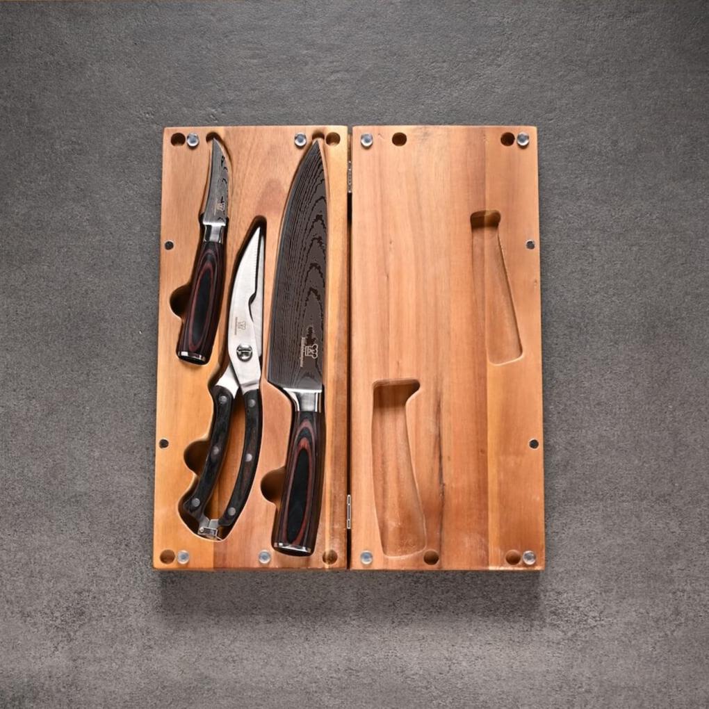 Set de Cuchillos Outdoor | 2en1