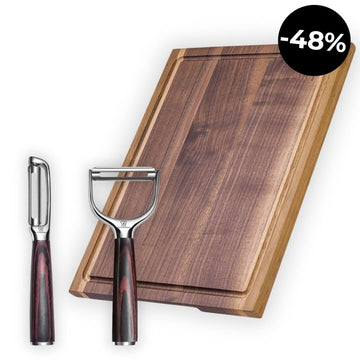 Set de Cocina - Tabla de Cortar y Pelador