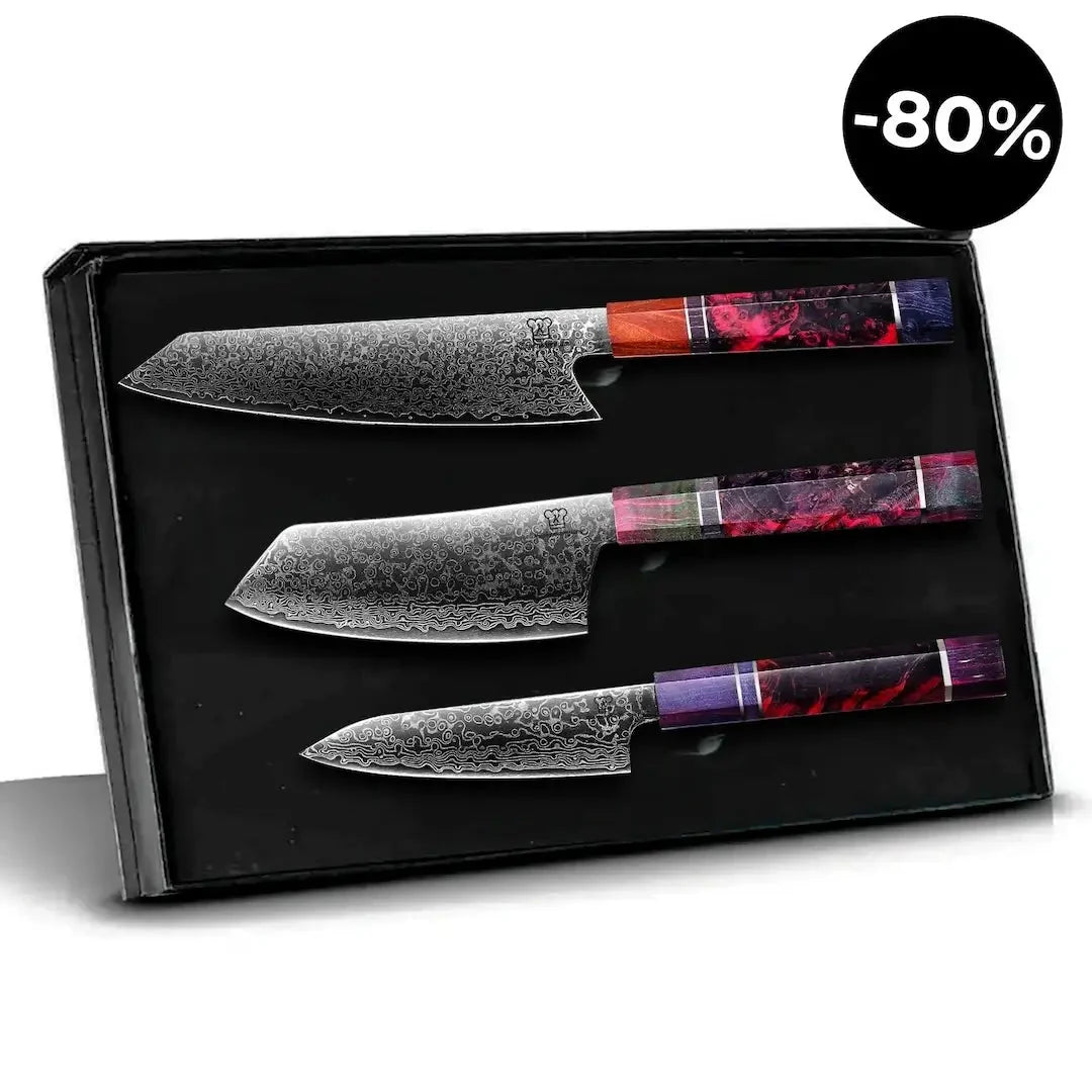 Set de Cuchillos Damasco Gyuto | Edición Limitada