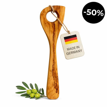 Cuchara para Risotto de Madera de Olivo (30 cm)