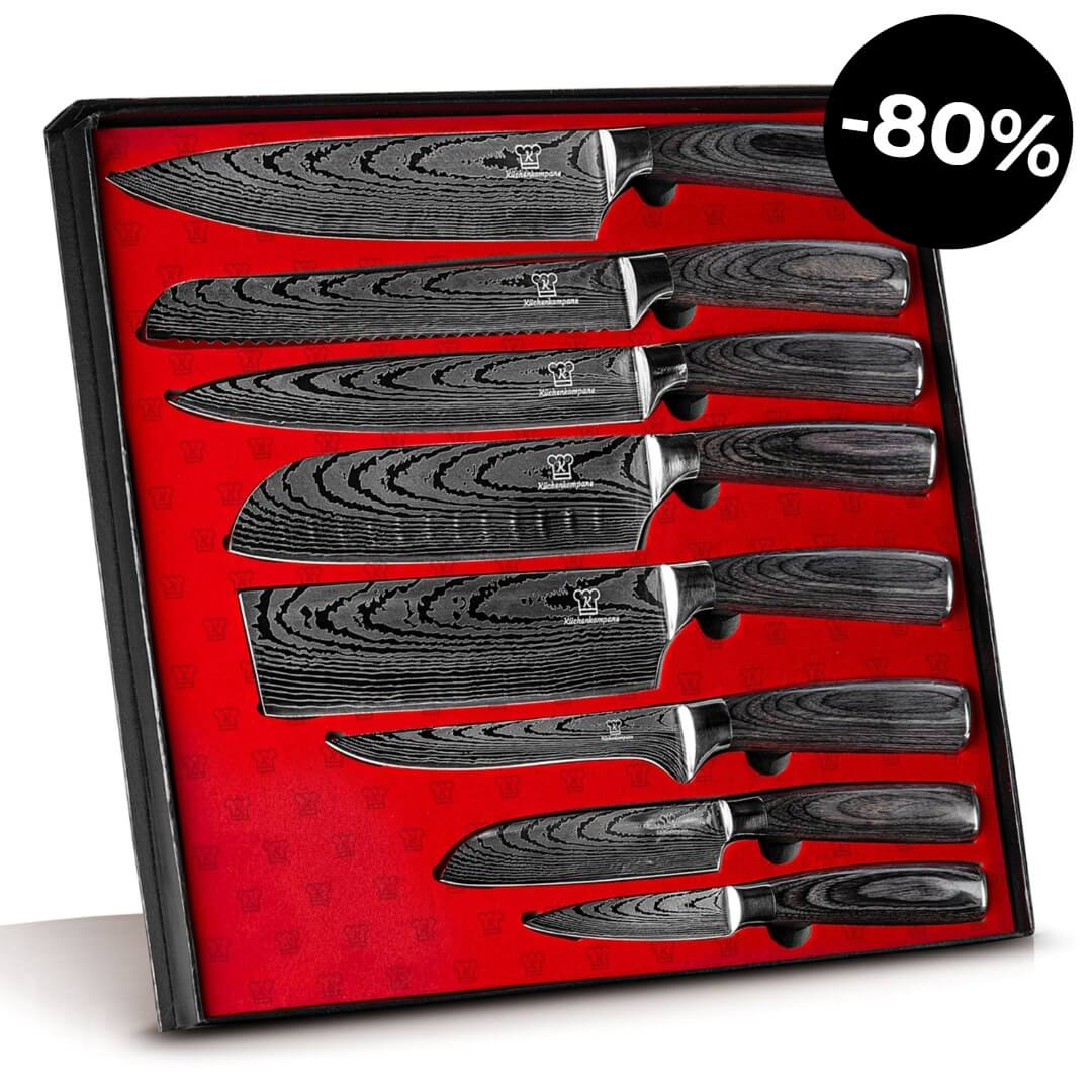 Set de Cuchillos Kurai Premium 8 piezas