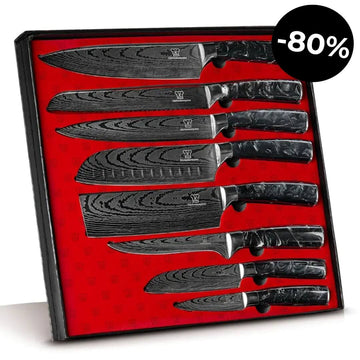 Set de Cuchillos Kuro Premium 8 piezas