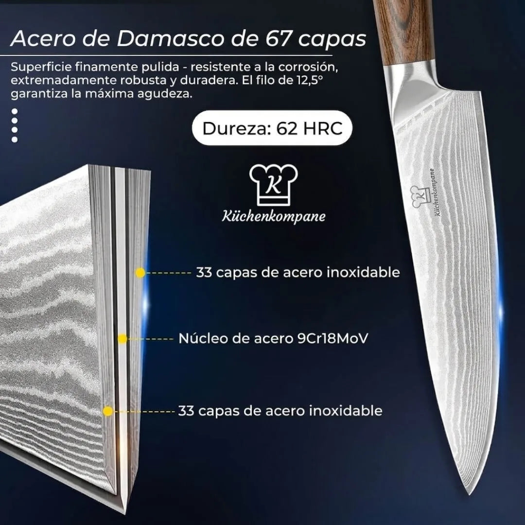 Set de Cuchillos OKAMI 7 piezas