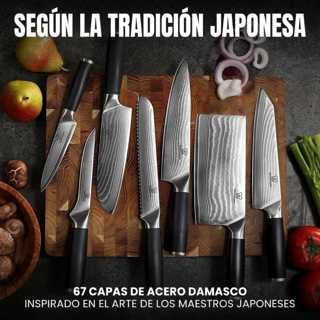 Set de Cuchillos OKAMI 7 piezas