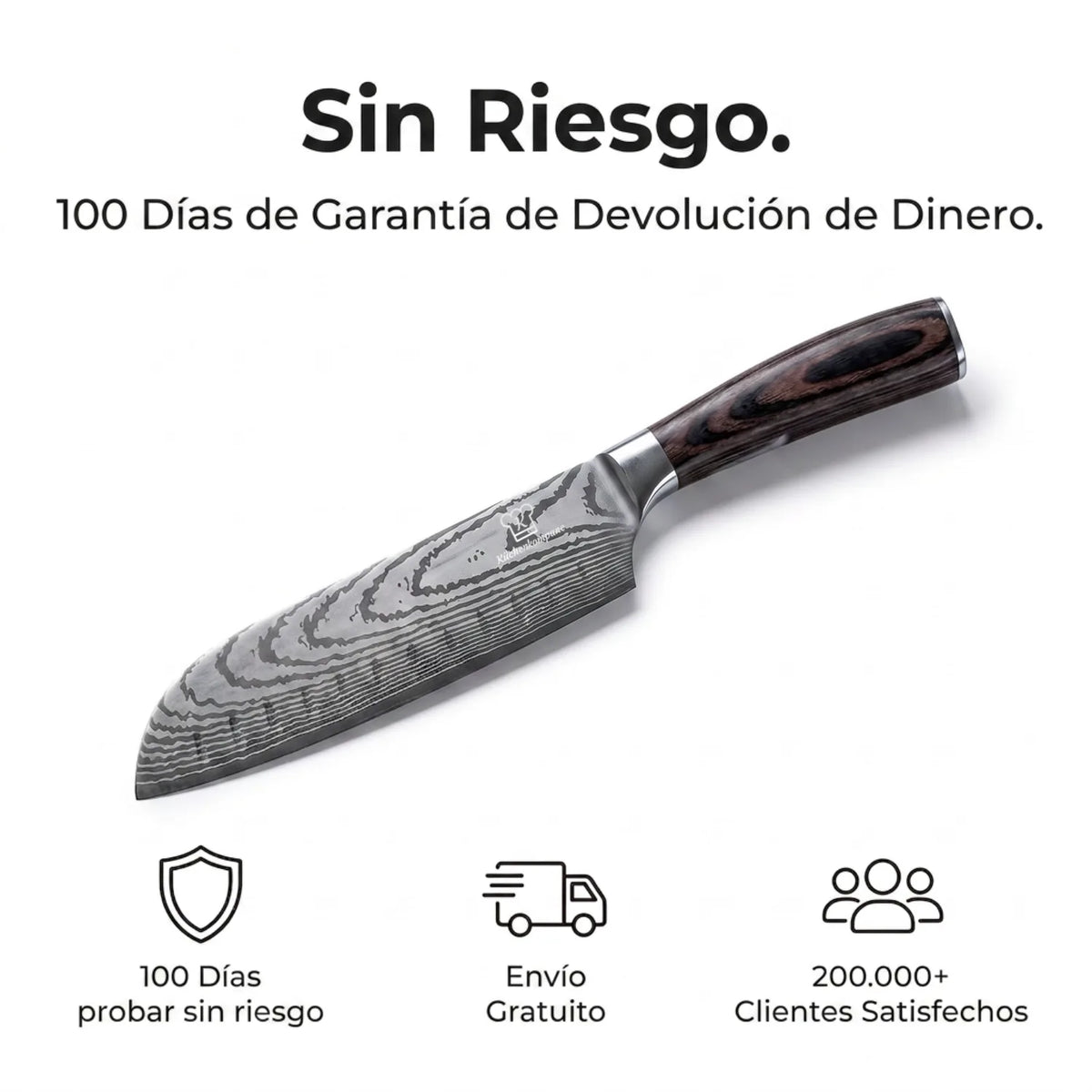 Santoku Asiático 7 pulgadas