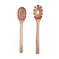 Set de Ensaladeras de Madera de Acacia – 3 Cuencos con Cubiertos para Ensalada