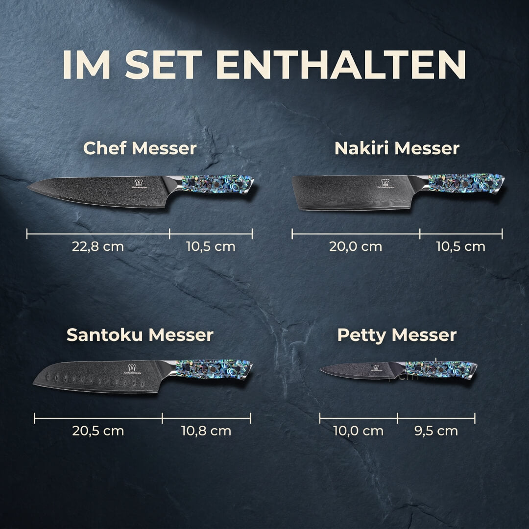 Cuchillo de Chef Damasco Sheru