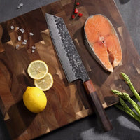 Cuchillo Santoku Damasco Shikku