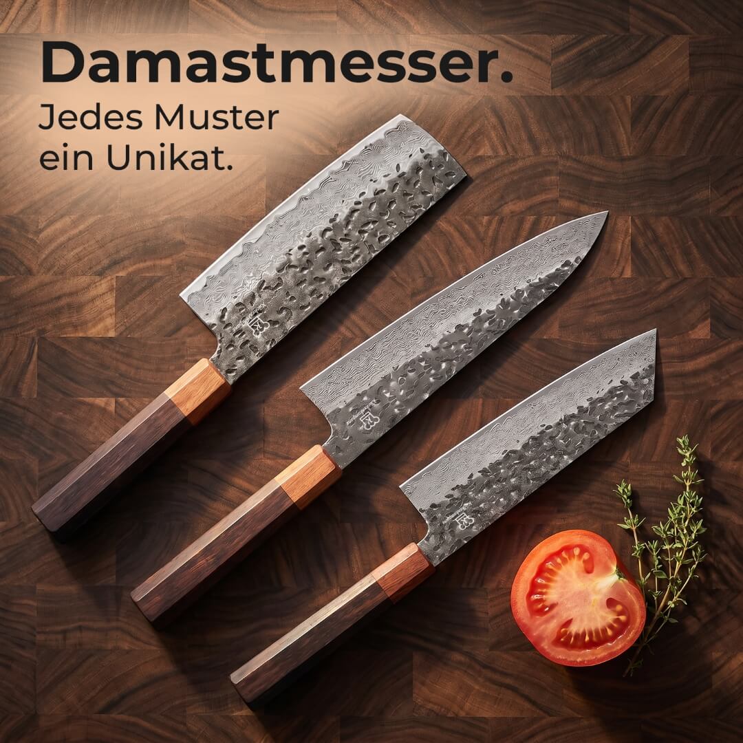 Set de Cuchillos Damasco Shikku