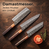 Set de Cuchillos Damasco Shikku