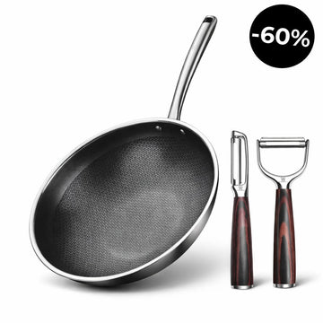 Set de Cocina - Wok y Pelador