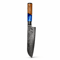 Cuchillo Santoku Damasco Aoki