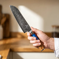 Cuchillo Santoku Damasco Aoki