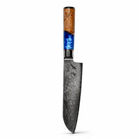 Cuchillo Santoku Damasco Aoki