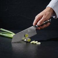Cuchillo Nakiri Damasco Kiiro