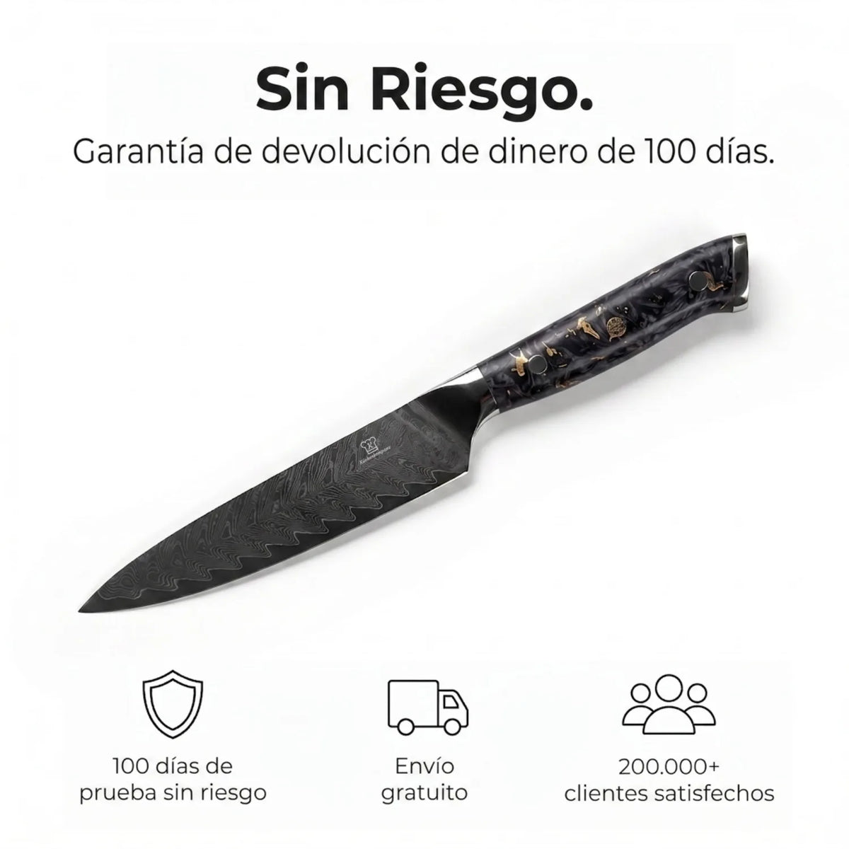 Cuchillo Office Damasco Kiiro