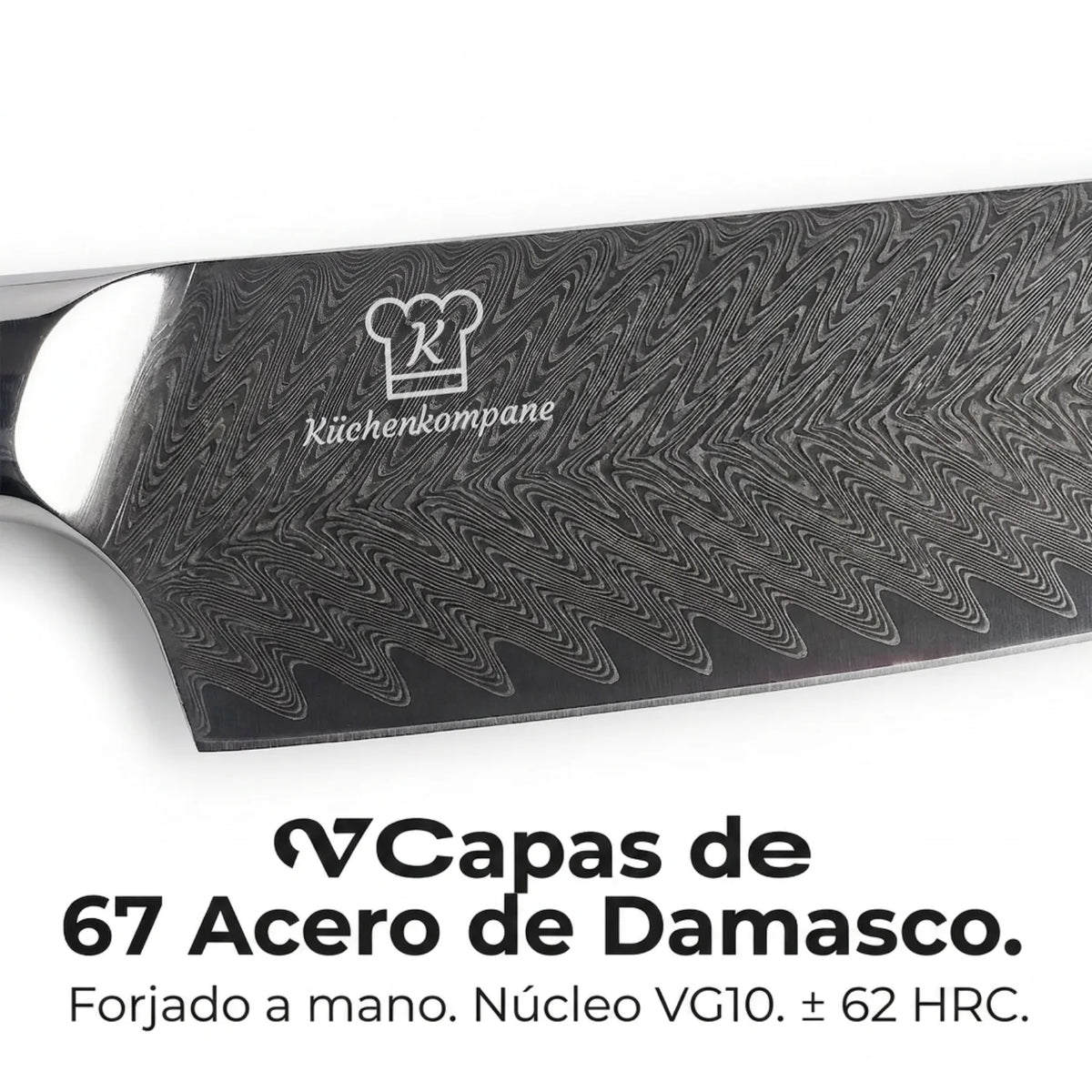 Cuchillo Santoku Damasco Kiiro