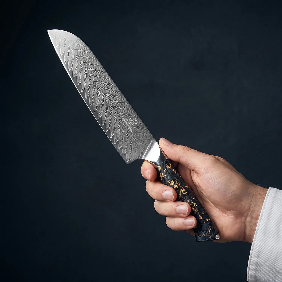 Cuchillo Santoku Damasco Kiiro