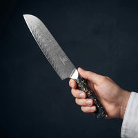 Cuchillo Santoku Damasco Kiiro