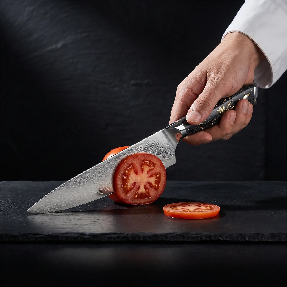 Cuchillo Santoku Damasco Kiiro