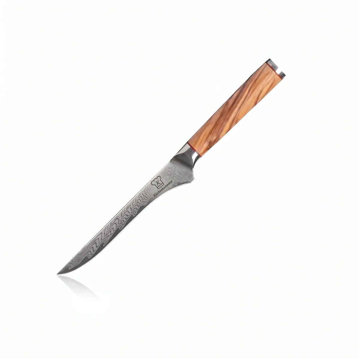 Cuchillo Fileteador Damasco Mokuzai