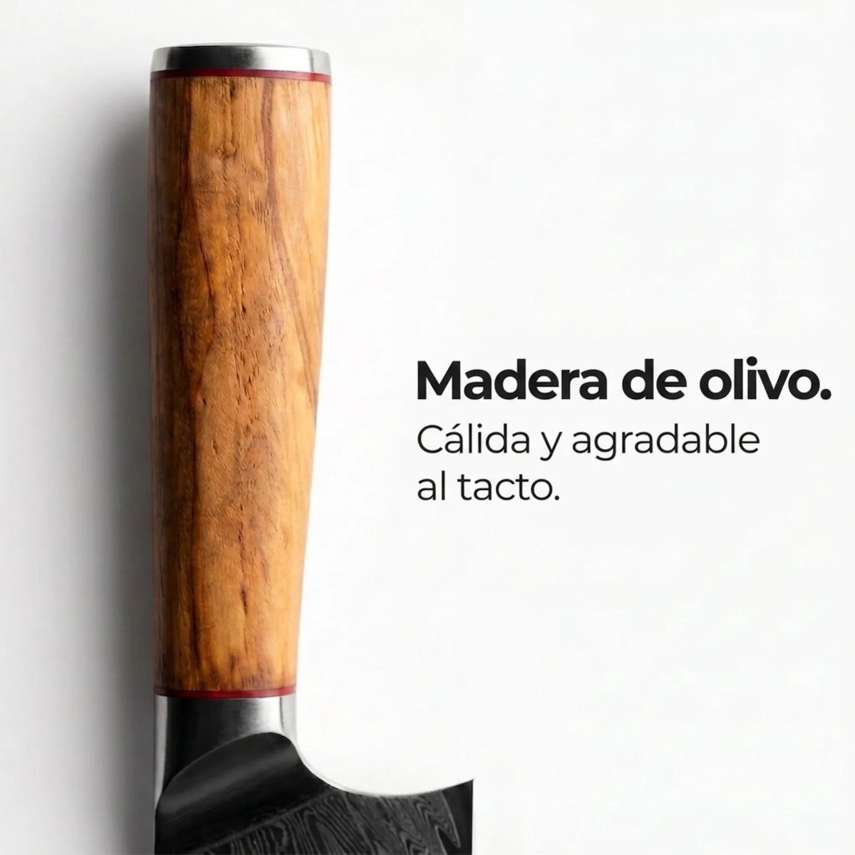 Cuchillo Nakiri Damasco Mokuzai