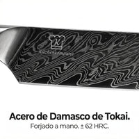 Cuchillo Petty Damasco Mokuzai