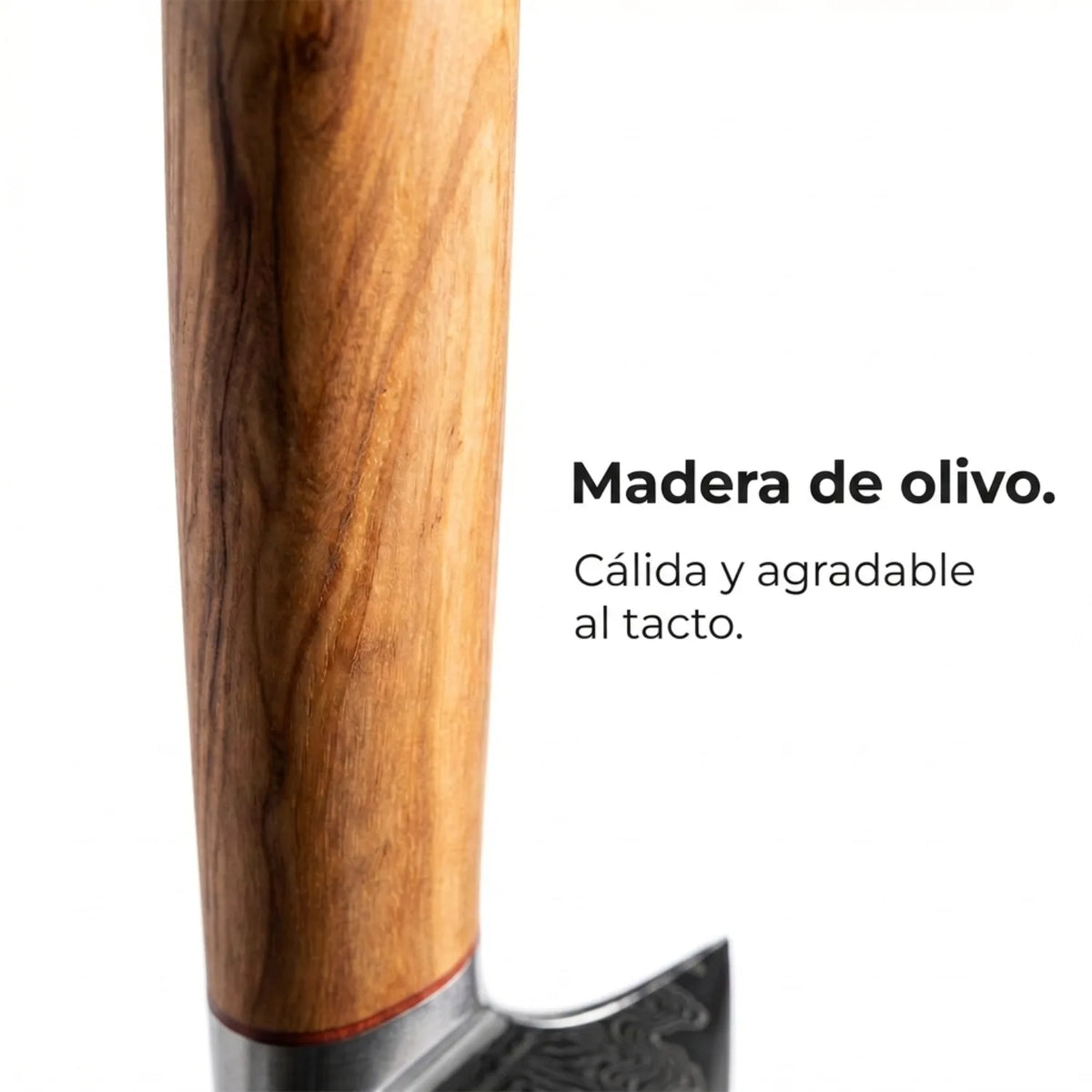 Cuchillo Santoku Damasco Mokuzai