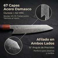 Set de Cuchillos Damasco Gyuto | Edición Limitada