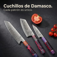 Set de Cuchillos Damasco Gyuto | Edición Limitada