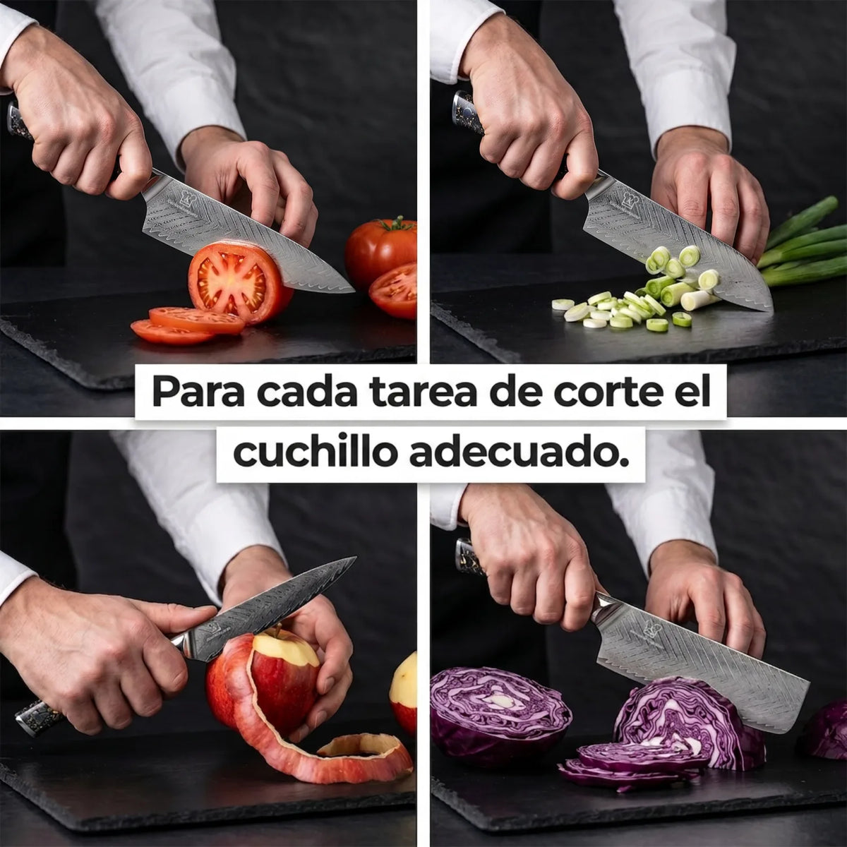 Set de Cuchillos Damasco Kiiro