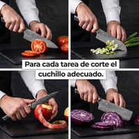 Set de Cuchillos Damasco Kiiro
