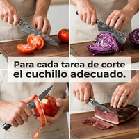 Set de Cuchillos Kuro Premium 8 piezas