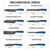 Set de Cuchillos Shiburu Premium 8 piezas