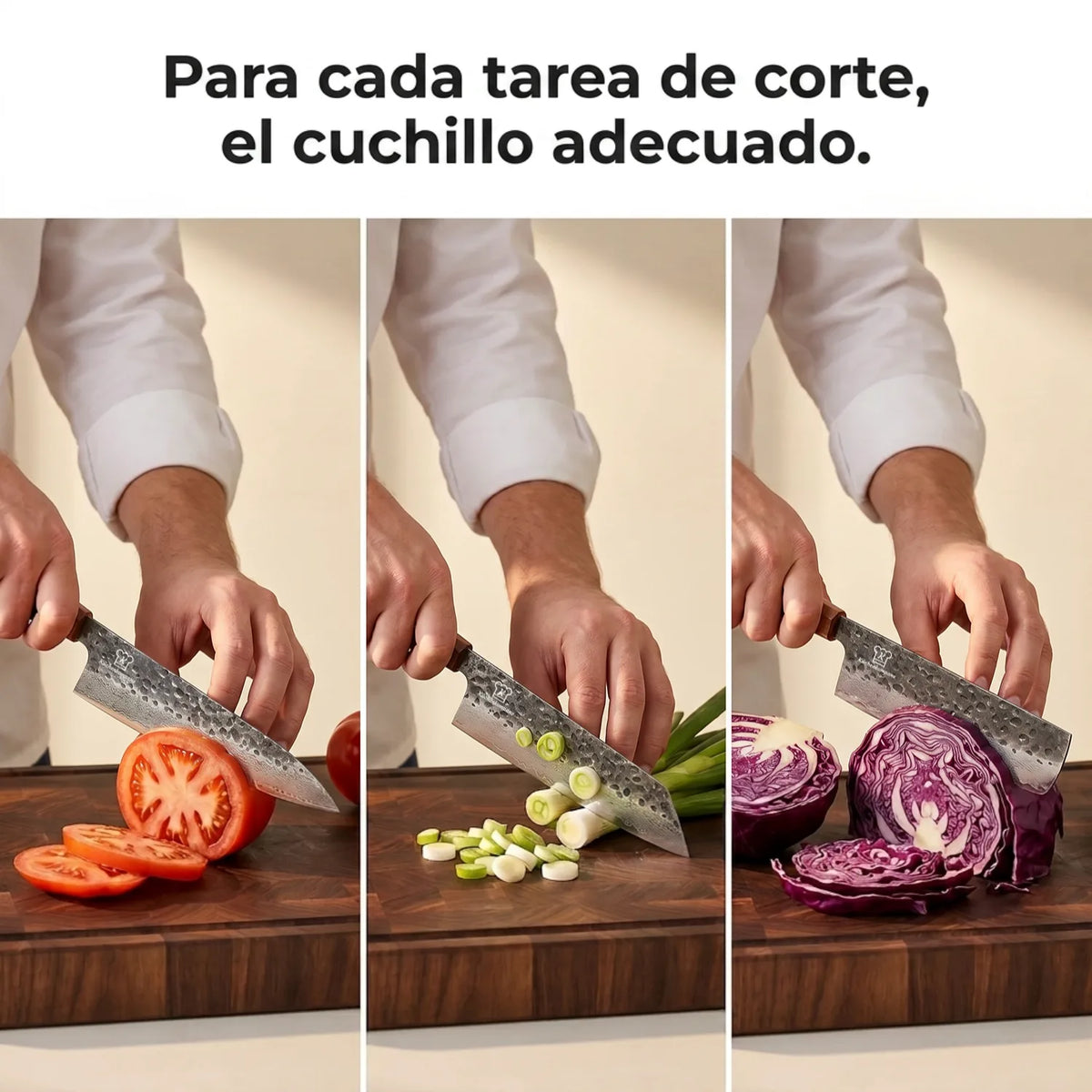 Set de Cuchillos Damasco Shikku