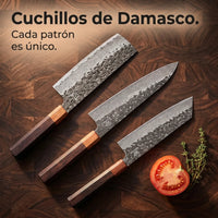 Set de Cuchillos Damasco Shikku