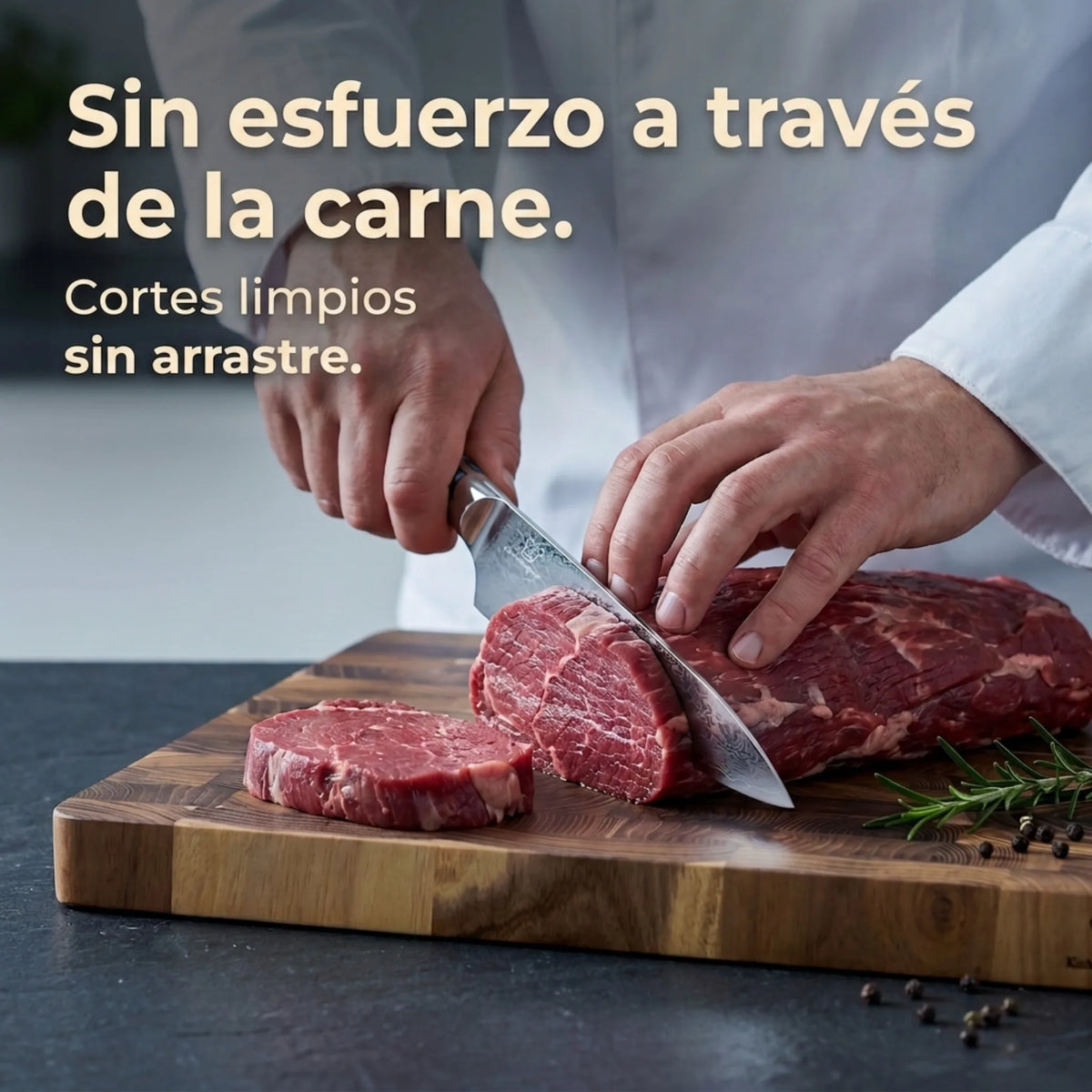 Cuchillo de Chef Damasco Sheru
