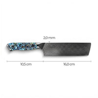 Cuchillo Nakiri Damasco Sheru